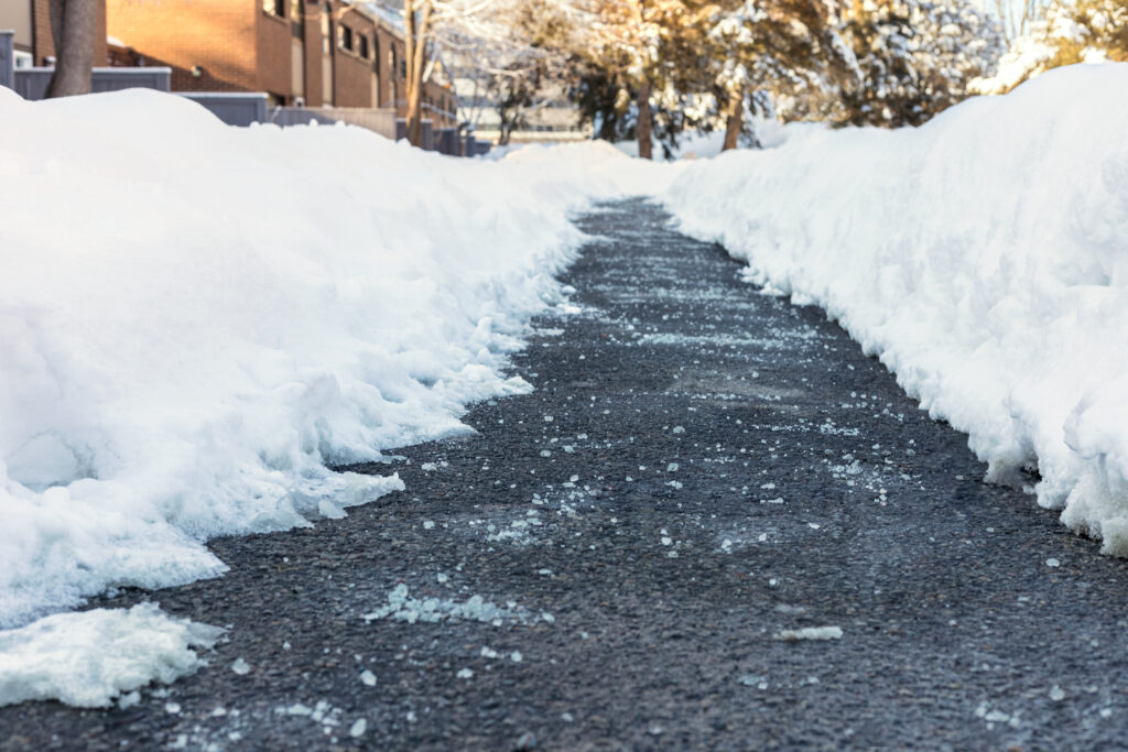 Commercial snow removal in Ogden, Utah