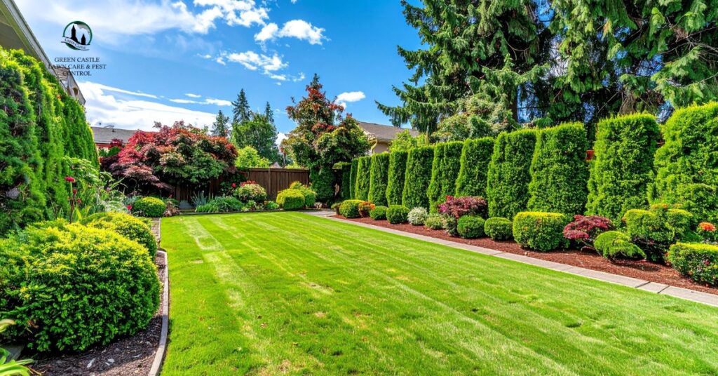 Is Tree And Shrub Fertilization And Insect Treatment Service Worth It? Healthy Utah residential landscape with vibrant trees and shrubs